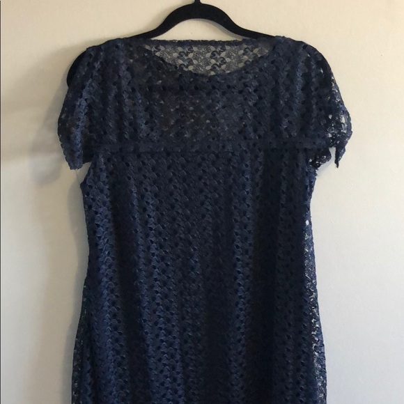 Blue Lace Dress - Picture 4 of 5